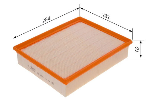 Air Filter S0555 Bosch, Image 6