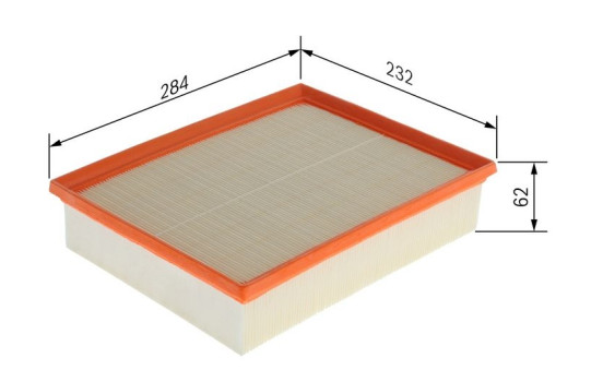 Air Filter S0556 Bosch, Image 5