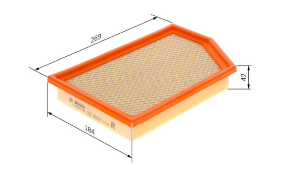 Air Filter S0586 Bosch