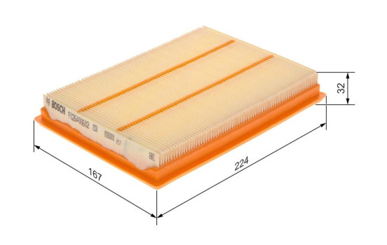 Air Filter S0602 Bosch, Image 5