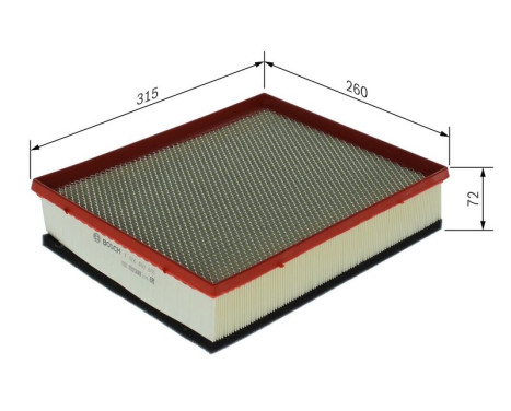 Air Filter S0609 Bosch, Image 5