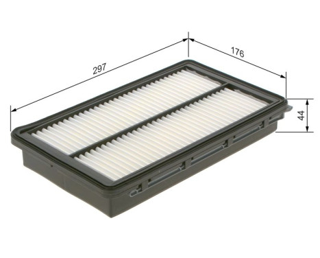 Air Filter S0619 Bosch, Image 5