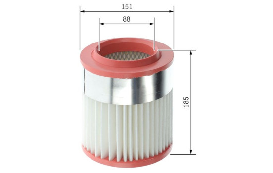 Air Filter S0629 Bosch, Image 5