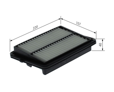 Air filter S0649 Bosch, Image 5