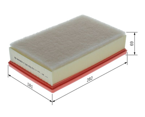 Air filter S0671 Bosch, Image 5