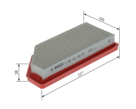 Air filter S0705 Bosch, Image 5