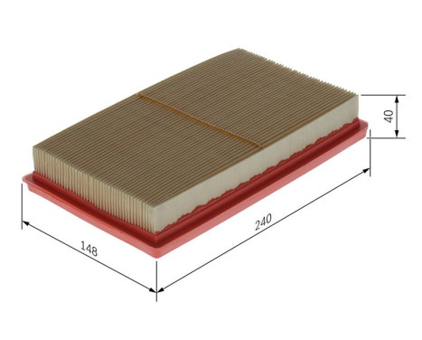 Air filter S0706 Bosch, Image 5