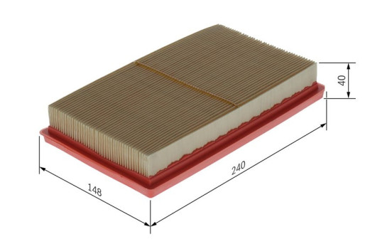 Air filter S0706 Bosch, Image 5
