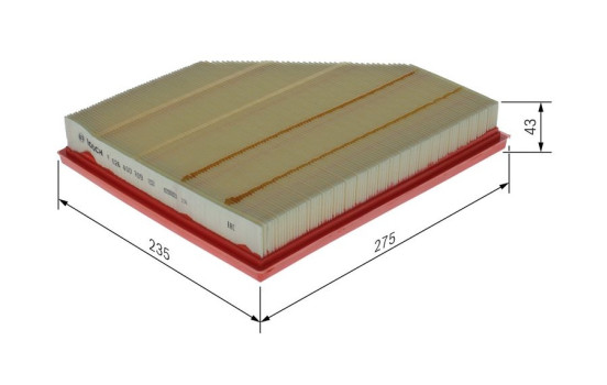 Air filter S0709 Bosch, Image 5