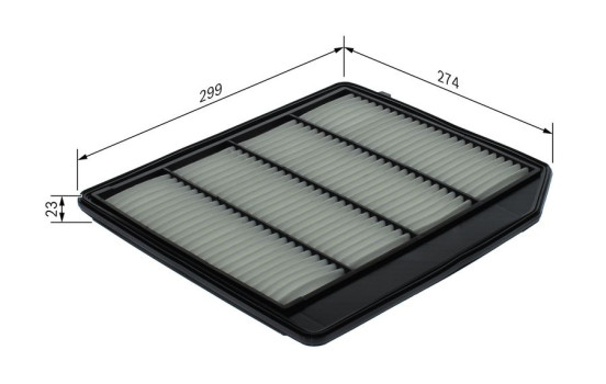 Air filter S0710 Bosch, Image 5