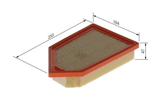 Air filter S0724 Bosch, Image 5