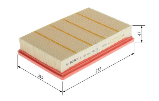 Air filter S0795 Bosch, Image 5