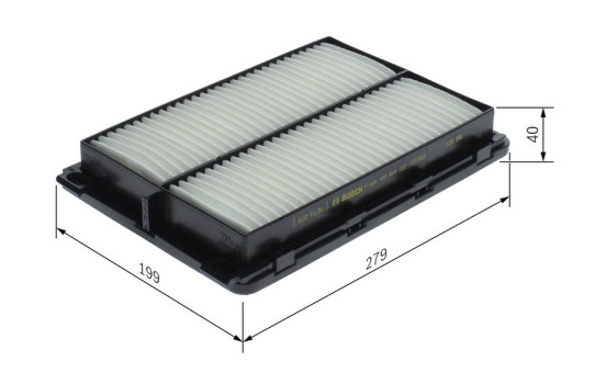 Air filter S0828 Bosch, Image 5