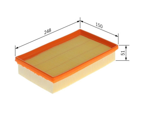 Air filter S0855 Bosch, Image 4