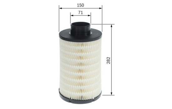 Air filter S1816 Bosch, Image 5