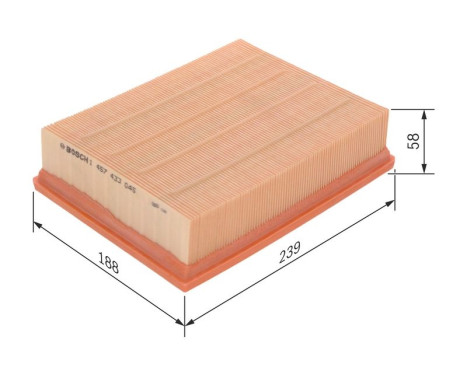 Air Filter S3045 Bosch, Image 5