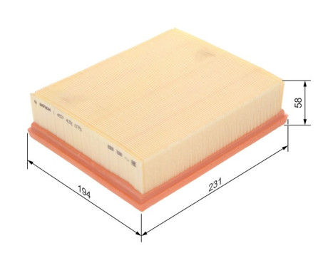 Air Filter S3075 Bosch, Image 2