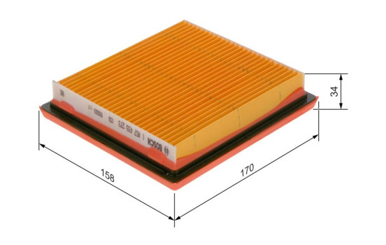 Air Filter S3273 Bosch, Image 3