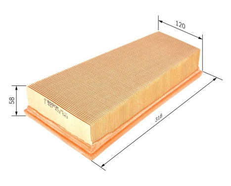 Air Filter S3543 Bosch, Image 6