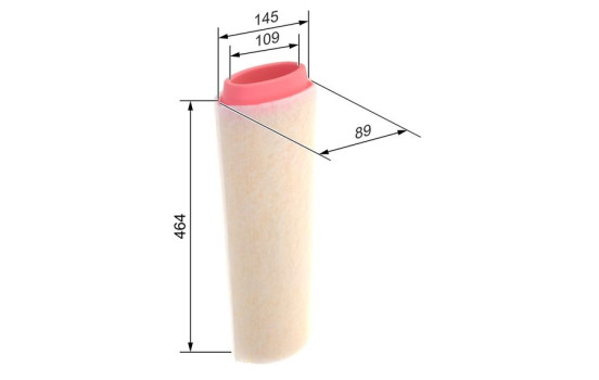 Air Filter S3589 Bosch, Image 5