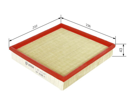 Air Filter S3697 Bosch, Image 2