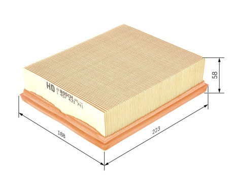 Air Filter S3741 Bosch, Image 5