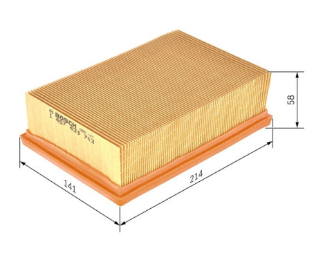Air Filter S3743 Bosch, Image 5