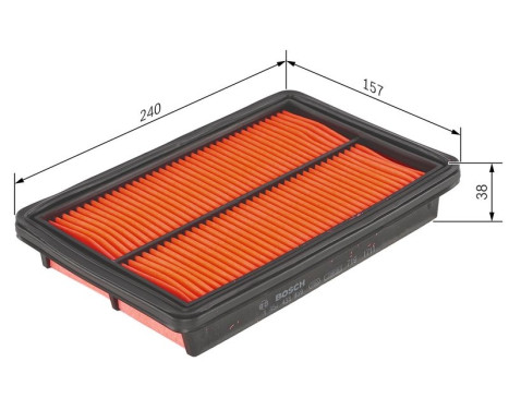 Air Filter S3959 Bosch, Image 6