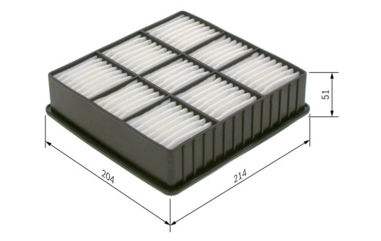 Air Filter S3969 Bosch, Image 6