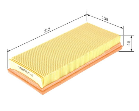 Air Filter S9152 Bosch, Image 3