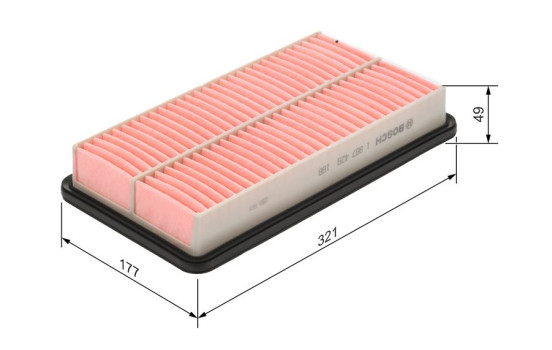 Air Filter S9188 Bosch, Image 2
