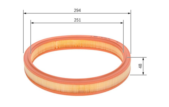 Air Filter S9775 Bosch, Image 5