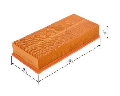 Air Filter S9814 Bosch, Image 6
