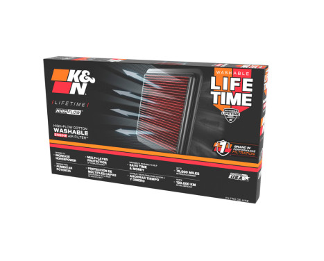 K&N replacement filter suitable for Audi, Cupra, Seat, Skoda, Volkswagen 1.5L Hybrid (33-3190) K&N, Image 4