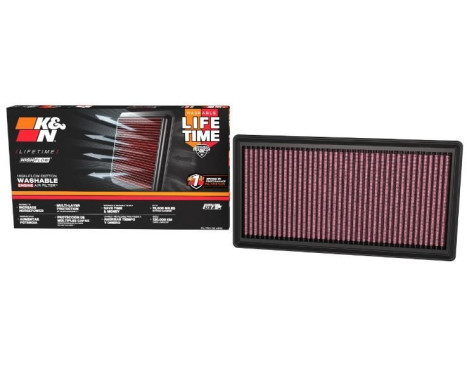 K&N replacement filter suitable for Audi, Cupra, Seat, Skoda, Volkswagen 1.5L Hybrid (33-3190) K&N, Image 12
