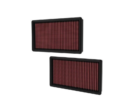 K&N replacement filter suitable for BMW 760Li (F02) V12 2012-2015 & 760Li (G12) V12 2015-2022 (Set of 33-5124 K&N, Image 2
