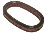 K&N replacement filter suitable for Mini Cooper 1.3I Oval (E-9172) K&N