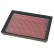 K&N replacement filter suitable for Opel Vectra (33-2771) K&N