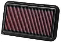 K&N replacement filter suitable for Suzuki Swift 1.2L, Splash 1.2L, Opel Agila 1.2L (33-2974) K&N