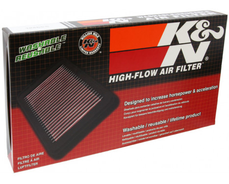K&N replacement air filter Alfa Mito 0.9, Fiat 500 0.9 incl. Turbo 2010-2016, Fiat Panda 0.9 in 33-2981, Image 2