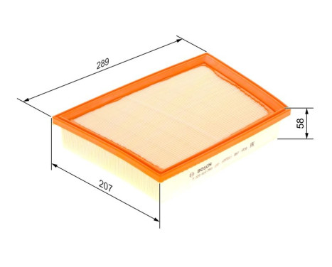 S0360 Air filter BMW 2/X1 Bosch, Image 5