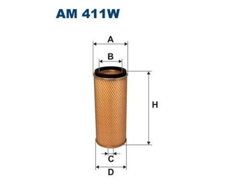 Secondary filter AM 411W Filtron