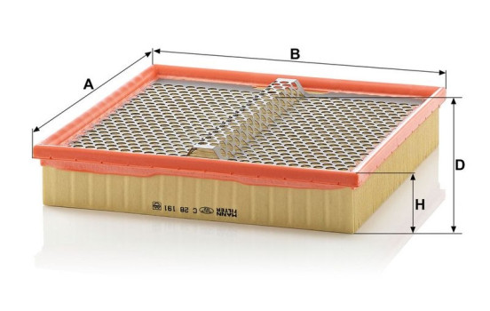 Air Filter C 28 191 Mann, Image 4