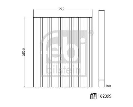 cabin air filter 182899 FEBI, Image 3