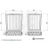 cabin air filter (set) ADBP250036 Blue Print, Thumbnail 3