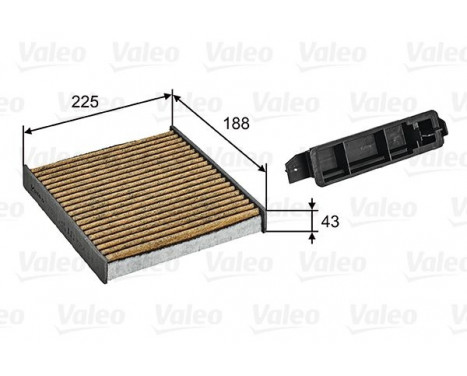 Cabin filter 701030 Valeo