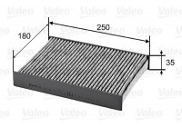 Cabin filter 715820 Valeo