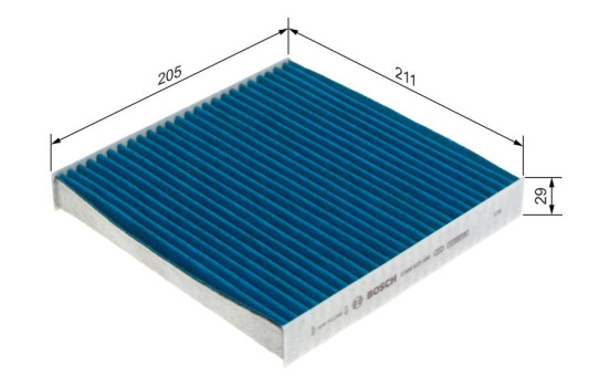 Cabin filter A8584 Bosch, Image 9