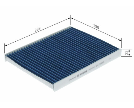 Cabin filter A8607 Bosch, Image 5