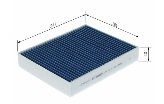 Cabin filter A8643 Bosch, Image 5